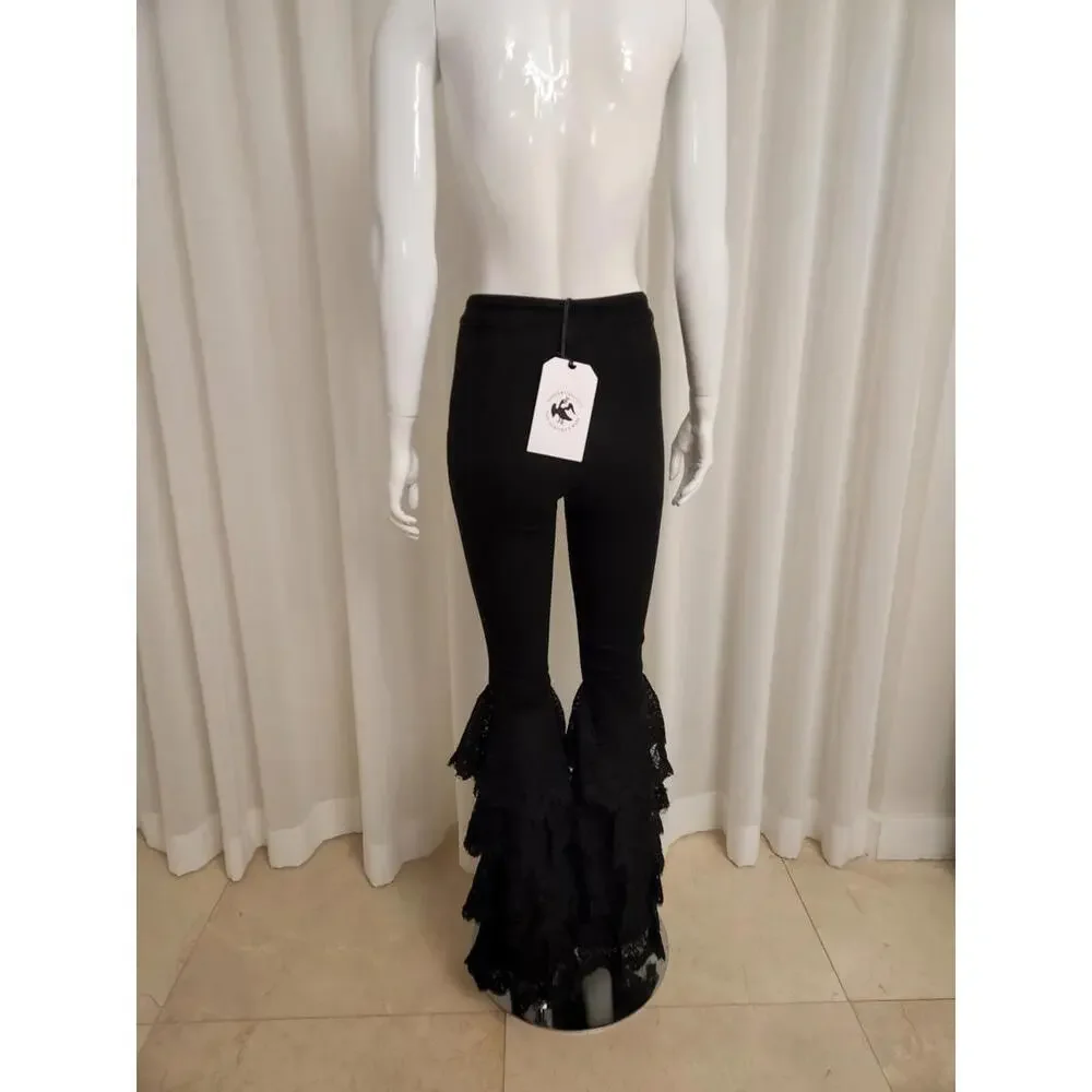 Current Elliott X The Vampires Wife Black Jeans, NWT, Size 24, Retail $428.00. - Picture 5 of 6